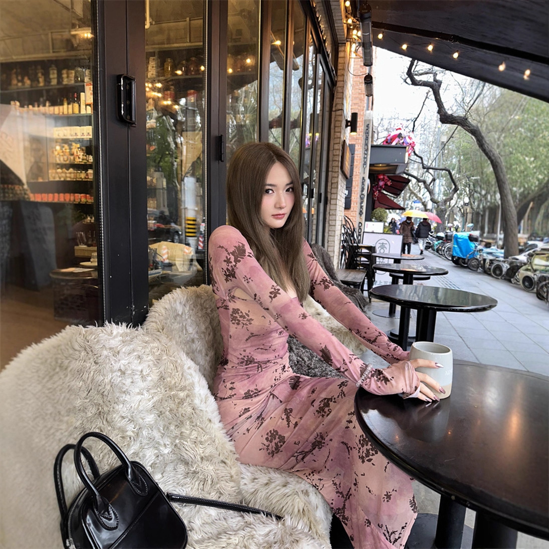 399220a2-7268-4446-8d13-b4e265446bc9.jpg Long Bodycon Dress - الصورة 1
