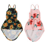 European and American Children's Dresses in Children's Pink