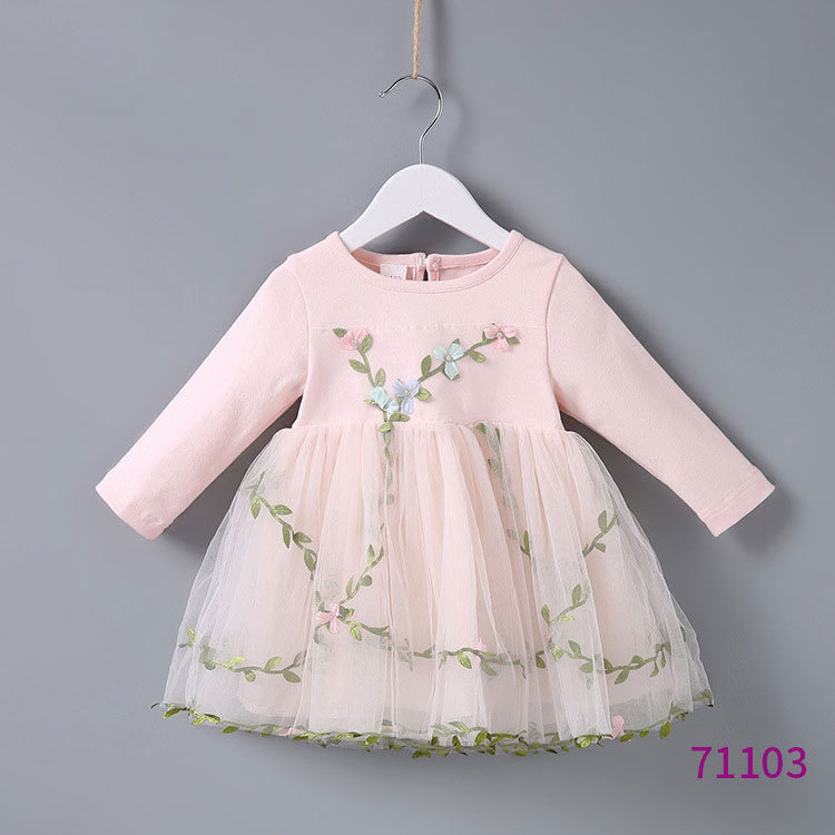 1615294358599.jpg New Children's Dresses For Children Are On The Market, Cute Girls Long-sleeved Princess Dresses - الصورة 1