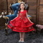 Children's   New Net Yarn Trend Skirt Dress