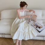 French Gentle And Elegant Suspender Skirt Women's Gentle Small