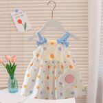 Girls' Dress With A Bag Gift