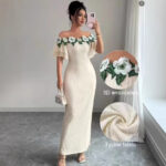 Womens Fashionable And Elegant Backless Long Dress