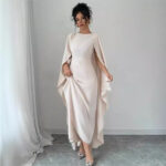 Elegant And Charming Fashion Dress With An Asymmetric Hem