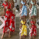 Printed casual dress