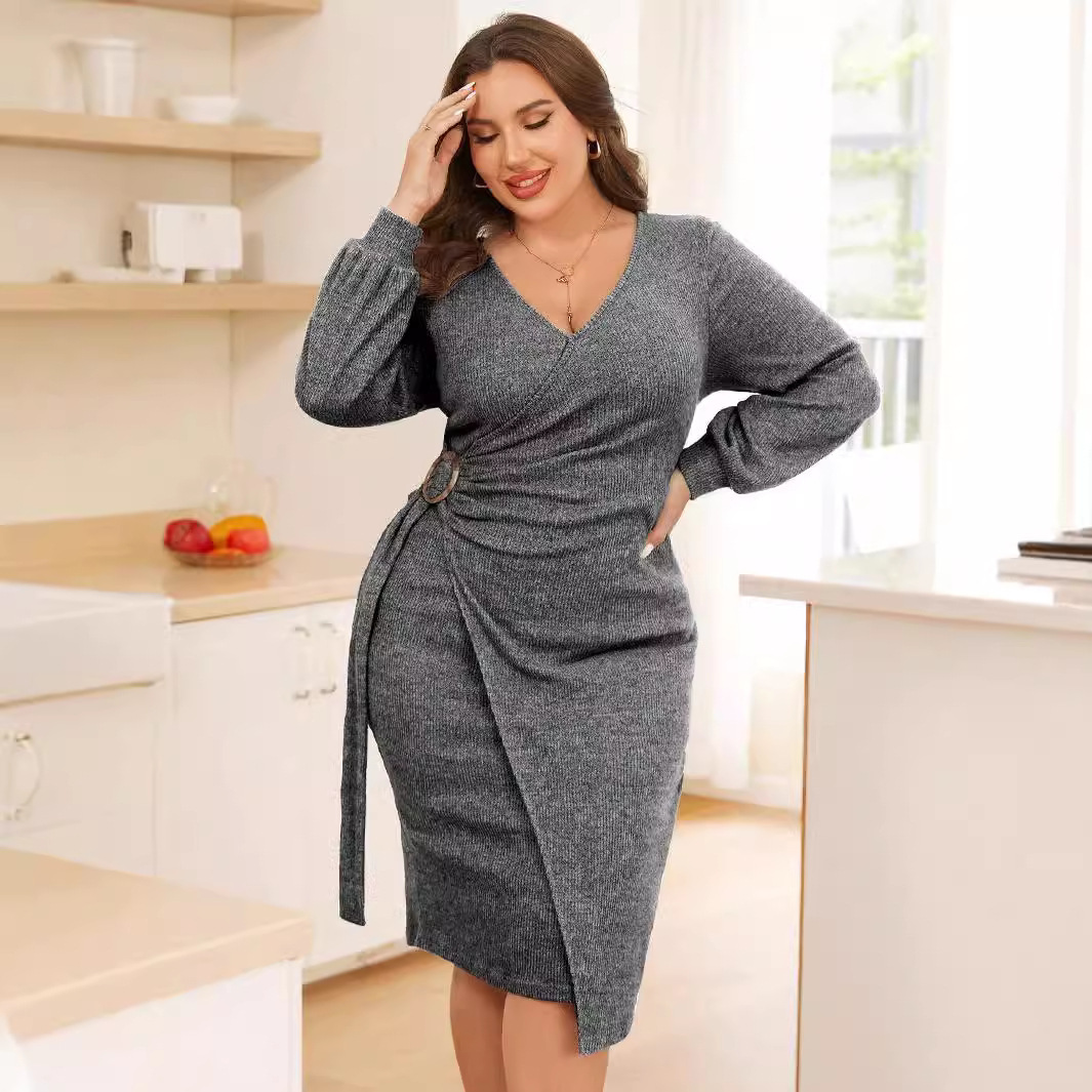 a1f36253-e22f-41ec-a82b-bccf7c7a6267.jpg Fashion Women's Wear Simple Casual Style Dress - الصورة 1