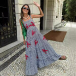 Beach Vacation Long Dress Women